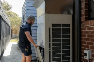 Electric Ducted Heating And Cooling Compressed