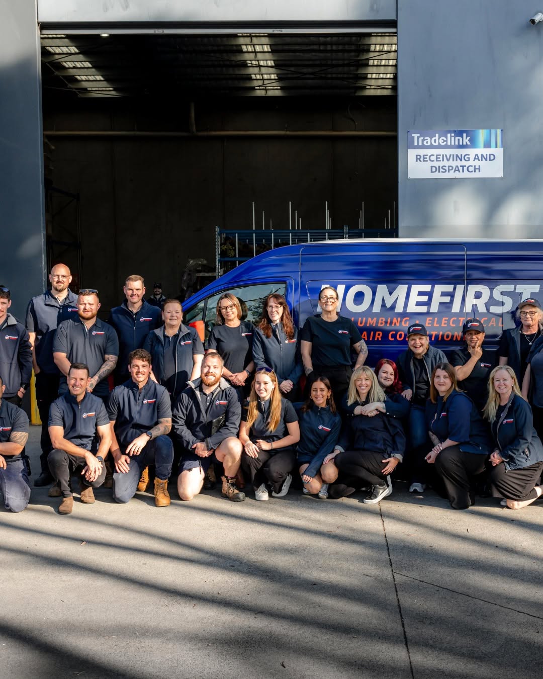 HomeFirst plumbing, electrical and heating and cooling team